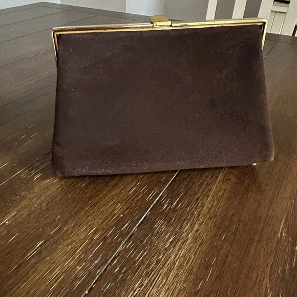 Vintage suede clutch - Picture 1 of 15